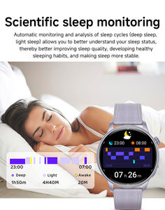 Montre connectée élégante pour femme, écran HD, appels Bluetooth, SOS, fréquence cardiaque, suivi des règles menstruelles, montres de fitness - Product Image 5