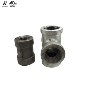 Conector cruzado maleable <span class=keywords><strong>galvanizado</strong></span>, Conector de tubería roscada de cuatro vías - Product Image 2