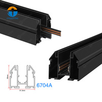 Système d'éclairage de plafond tendu LED avec rail magnétique, installation de film PVC, rail magnétique, accessoires de rail en aluminium