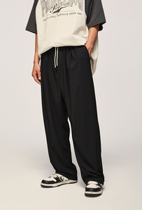 Pantalon décontracté pour homme, style grid, séchage rapide, effet climatisant, haute élasticité et sensation de fraîcheur - Product Image 4