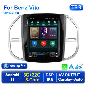 Tesla schermo verticale 6 128G DSP Autoradio per <span class=keywords><strong>Mercedes</strong></span> Benz <span class=keywords><strong>Vito</strong></span> 3 W447 <span class=keywords><strong>2014</strong></span> - 2020 Autoradio GPS DVD lettore multimediale Stereo - Product Image 4