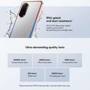 Teléfono móvil <span class=keywords><strong>Xiaomi</strong></span> POCO M7 6GB + 128GB huella dactilar lateral 6,9 pulgadas <span class=keywords><strong>Xiaomi</strong></span> HyperOS 2 33W cargador rápido NFC 4G Smartphone al <span class=keywords><strong>mejor</strong></span> <span class=keywords><strong>precio</strong></span> - Product Image 4