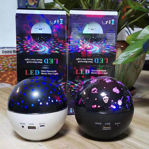 Pour la lampe de <span class=keywords><strong>projecteur</strong></span> de ciel étoilé activée par la musique avec boule magique pour la veilleuse de chevet de chambre à coucher - Product Image 6