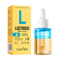 Nouveau Sérum Liquide Double Couche Personnalisé 2026 en Gros à l'Huile de Pépins de Raisin et Centella Asiatica pour le Soin de la Peau du Visage