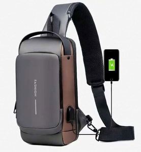 กระเป๋าเป้สะพายหลังกันน้ำกันขโมยราคาส่งพร้อมพอร์ตชาร์จ USB ซับใน PVC ปิดด้วยกระดุม สำหรับใช้ได้ทั้งชายและหญิง - Product Image 2