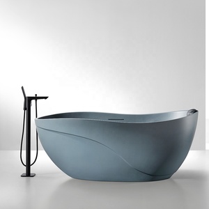 Vasca da Bagno Ovale Moderna Giapponese per Adulti, Vasca Freestanding per Bagno Interno - Product Image 6