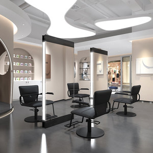 Espejo de pie de doble cara con luces para peluquería; espejo de cuerpo entero de una o dos caras para peluquería; espejo para corte de pelo en peluquería - Product Image 2