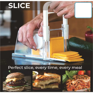 Cortador de Queso 4 en 1 de Plástico con 3 Cuchillas Metálicas, Ecológico, Rallador de Queso, Caja para Guardar Mantequilla - Product Image 2