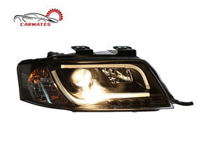 CARMATES gruppo faro di vendita caldo LED DRL lampade anteriori indicatore di direzione faro anteriore per Audi <span class=keywords><strong>A6</strong></span> <span class=keywords><strong>1997</strong></span> 1998 1999 - 2001 2002 2003 - Product Image 3