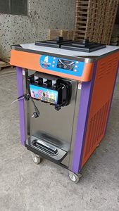 热销柜台顶级商用3味不锈钢软冰淇淋机2 1 - Product Image 3