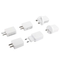 Chargeur mural USB universel pour appareil photo en gros en Chine, ignifuge, électrique, 5V2A, OTP, OVP, certifié FCC, CE, CB, SAA, KC, UKCA, PSE, UC, RoHS