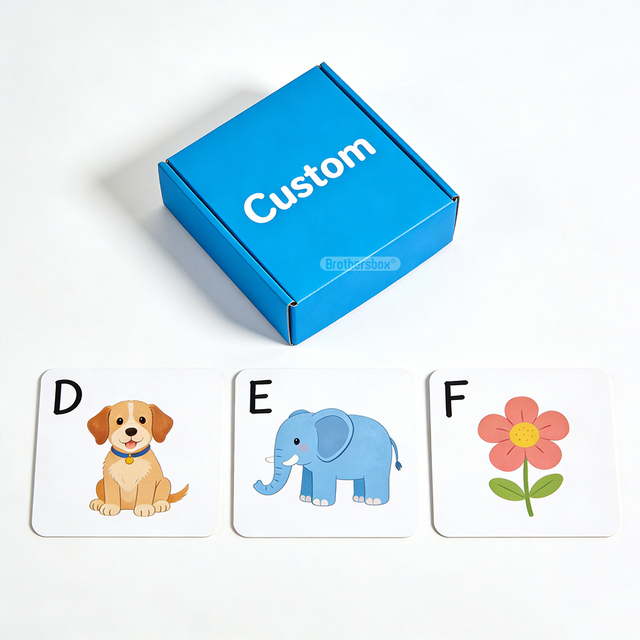 Biodegradable Eco-Friendly Early Education Baby Flashcard Cognitive Cards Talking Flash With Box Packing