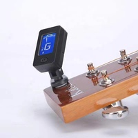 Accordeur de guitare numérique LCD de haute qualité en gros, pas cher, pour guitare, basse, ukulélé, violon, chromatique, accepte la personnalisation du logo