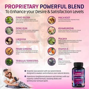 Capsules d'amélioration de la libido pour femmes adultes, étiquette privée OEM/ODM, personnalisables, au collagène - Product Image 3