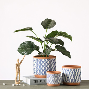 Pots <span class=keywords><strong>en</strong></span> <span class=keywords><strong>terre</strong></span> <span class=keywords><strong>cuite</strong></span> verts pour l'intérieur et l'extérieur, fournitures de jardinage, ensemble de plantes tendance, petites succulentes, fleurs, vente <span class=keywords><strong>en</strong></span> gros, design décoratif - Product Image 2