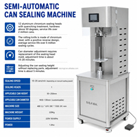 Machine de scellage semi-automatique de haute qualité pour bouteilles PET et canettes de boissons gazeuses, fermeuse de canettes, machine de fermeture de bouteilles