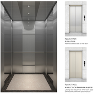 Ascenseur de passagers Fareo FLA-K14A moderne en acier inoxydable sans engrenages, durable et sûr, 110V/220V/240V, pour appartements et centres commerciaux