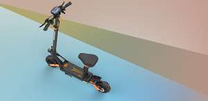 Patinete Eléctrico Plegable KuKirin G2 Pro, Pantalla a Color, Neumáticos Todoterreno de 9 Pulgadas, Suspensión de Resorte, para Desplazamientos Diarios y Entregas - Product Image 6