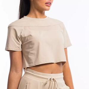 Camisetas de Cuello Redondo Personalizadas al por Mayor para Mujer, Ropa de Mujer, Camiseta de Manga Larga, Ajustada - Product Image 4