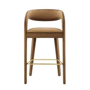 Silla de Bar Moderna Nicola de Tela Abierta, Taburete de Bar Ajustable para Interiores y Exteriores, Hogar, Restaurante, Comedor BC-021 - Product Image 5