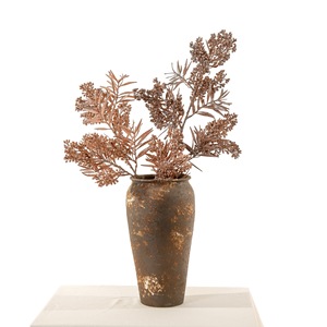 CallaFloral - Flor Artificial de Hoja de Pino, Color Café Beige, Plástico, Decoración para Bodas, Alta Simulación - Product Image 5