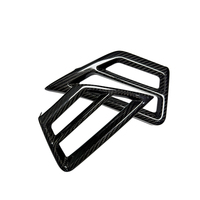 Cadre d'aération en fibre de carbone des deux côtés de la console centrale Accessoires intérieurs automobiles Garniture décorative pour BMW Série 3 G20 G28 2025