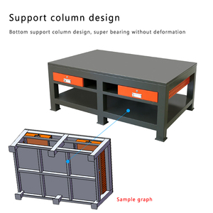Form fliegender tisch werkstatt montage reparatur und wartung stahlplatte arbeitstisch antistatische matte bank schwere werkbank - Product Image 2