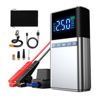 High Quality 12V 10000mAh Fast Tire Inflator for Car Motorcycle Bicycle Ball Auto Stop Cordless Intelligent Inflation Air Pump
