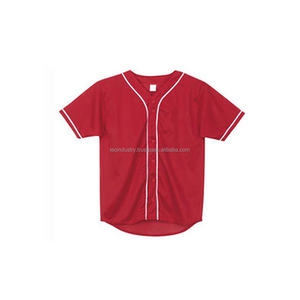 Maillots de baseball personnalisés promotionnels en gros, uniformes unisexes de haute qualité, t-shirts de sport 100% coton, séchage rapide, été, sur mesure - Product Image 3