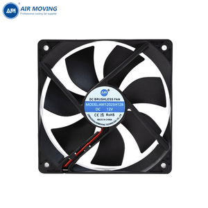 Ventilador de Extracción Pequeño AM12025H12B de 12V CC con Rodamientos de Bolas y Aspas de Plástico Resistentes al Calor, Eléctrico, OEM/ODM, 5 Años de Garantía - Product Image 1
