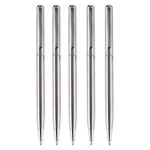 Bolígrafo de Acero Inoxidable de Alta Calidad, Ancho de Escritura de 1.0 mm, Estilo Deportivo con Logotipo, para Promoción de Hoteles y Resorts - Product Image 1