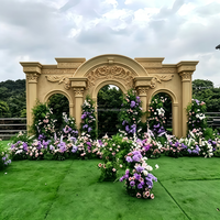 Arche de mariage Muwei professionnelle en mousse sculptée, colonne romaine, mandap, décorations d'événements, accessoire de fond de scène en matériau EPS