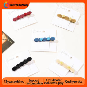 QIYUE การออกแบบขนาดเล็กดอกกุหลาบประกบสีเป็ดคีบกิ๊บติดผมคลิปขอบอาวุโสคลิปแงะ - Product Image 2