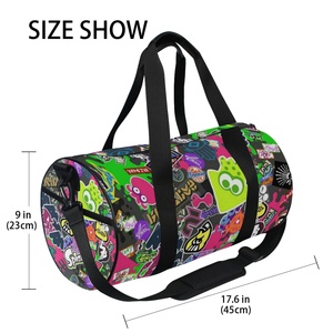 Wholesales Customized Print Logo Hipster Abstract Graffiti Style Sport Duffel Bag Travelling Bag - Product Image 4