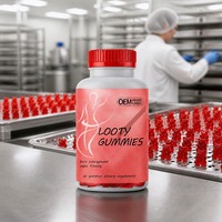 Booty Gummies voor volwassen vrouwen, veganistische kruidenformule, Maca-wortel, dagelijkse supplement, private label OEM ODM groothandel bulk fabriek leverancier