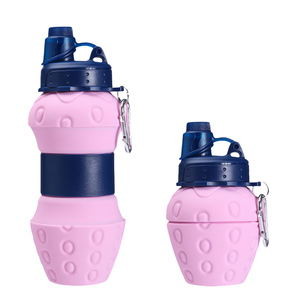 Bouteille d'eau pliable en silicone portable en forme de fruit, gobelet de sport créatif pliable pour les voyages en plein air - Product Image 6