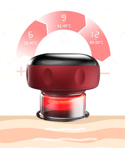 पोर्टेबल 6-गियर इलेक्ट्रिक वैक्यूम क्यूपिंग गुशा उपकरण हीटिंग कप मालिश-घर के उपयोग के लिए - Product Image 2