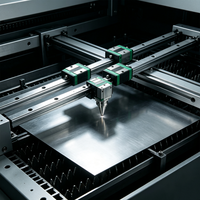 Rail de guidage linéaire de précision OEM en acier inoxydable, acier au chrome à haute teneur en carbone, 5 axes, usiné par rectification, anti-rouille, découpe laser CNC