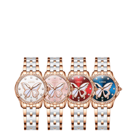 Usine de bijoux OEM ODM Ailang 8650, montre automatique pour femme, phase de lune creuse, bracelet 20 mm