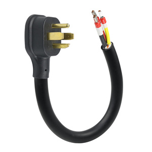 สายต่อพ่วงไฟฟ้า NEMA 14-30P 30A 125/250V SRDT แบบ 3 ขั้ว 4 สาย ปลายสายแบบเปลือย ได้รับการรับรอง ETL สำหรับเครื่องอบผ้าและการชาร์จรถยนต์ไฟฟ้า - Product Image 1