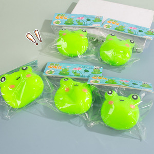 Nouveau jouet grenouille souple d'été 2025 - Balle à presser en TPR doux avec texture boueuse, idéale pour les fêtes à la plage, le soulagement du stress au bureau - Product Image 4