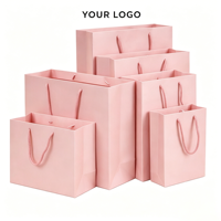 Sacs en papier personnalisés pour magasins de vêtements avec poignées pour cadeaux, shopping et souvenirs, sacs avec logo/sacs cadeaux avec logo/sacs avec logo personnalisé