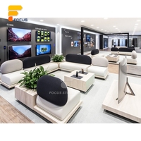 Étagère de rangement pour smartphones avec plateau pour câbles, vitrine en verre, comptoir pour films de protection d'écran