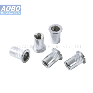 AOBO M3 M4 M5 M6 M8 M10 M12 Acier inoxydable 304 Ecrous rivets à tête plate - Product Image 4