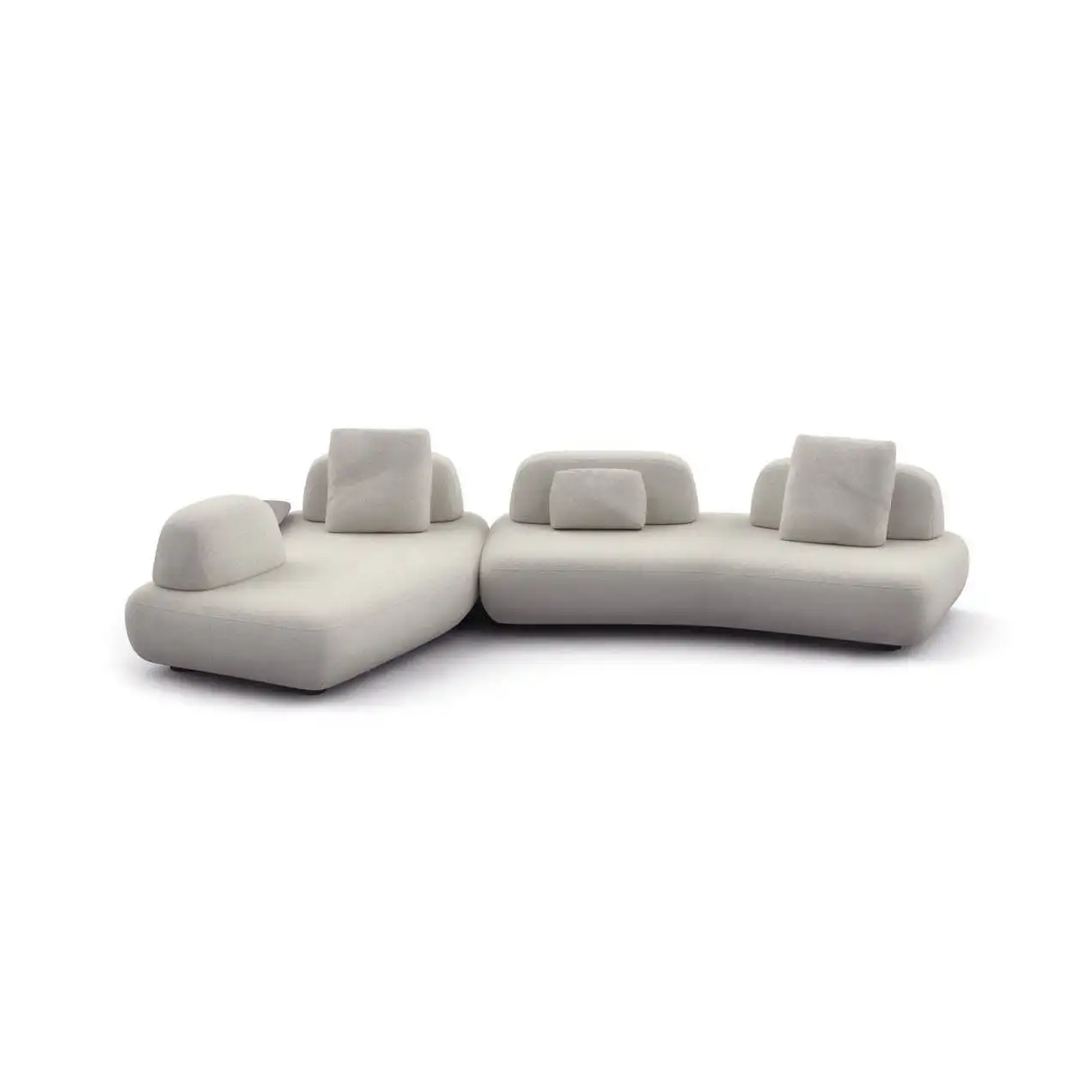 Juegos de sofás seccionales para vestíbulo de Hotel, sofás de sala de estar de diseño italiano, sofá Modular de tela Interior de lujo para sala de estar