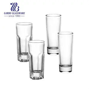 Soda-lime 50ml petite tasse en verre Chine fabricant Bar verres verre à liqueur personnalisé en gros tasse à thé en verre pour le ménage