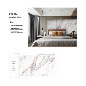 Feuille de marbre en <span class=keywords><strong>PVC</strong></span> UV de différentes tailles abordables, brillante, résistante aux UV, géométrique, moderne pour les murs de la salle de bain et de la <span class=keywords><strong>douche</strong></span> - Product Image 3