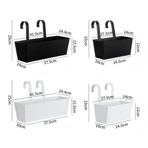 <span class=keywords><strong>Pot</strong></span> de fleurs <span class=keywords><strong>suspendu</strong></span> <span class=keywords><strong>en</strong></span> métal pour balcon, <span class=keywords><strong>pot</strong></span> de plantation intérieur/extérieur, <span class=keywords><strong>pot</strong></span> décoratif <span class=keywords><strong>suspendu</strong></span> pour balustrade de jardin - Product Image 6