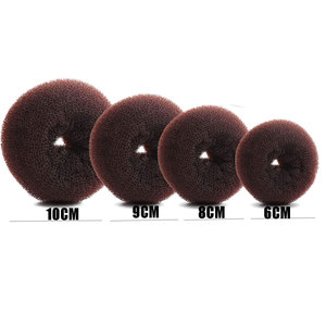 Élastique à cheveux en mousse magique, éponge en forme de donut, outils de coiffure pour grandes boucles, accessoires pour cheveux pour filles - Product Image 4