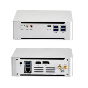 Mini pc intel core i7 1360P i5 1340P 2*DDR5 M.2 NVME SSD mini placa-mãe itx 6*USB3.0 escritório desktop empresarial pc gamer mais barato